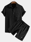 Kit Polo de waffle
