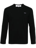 Camiseta de algodão CDG Play